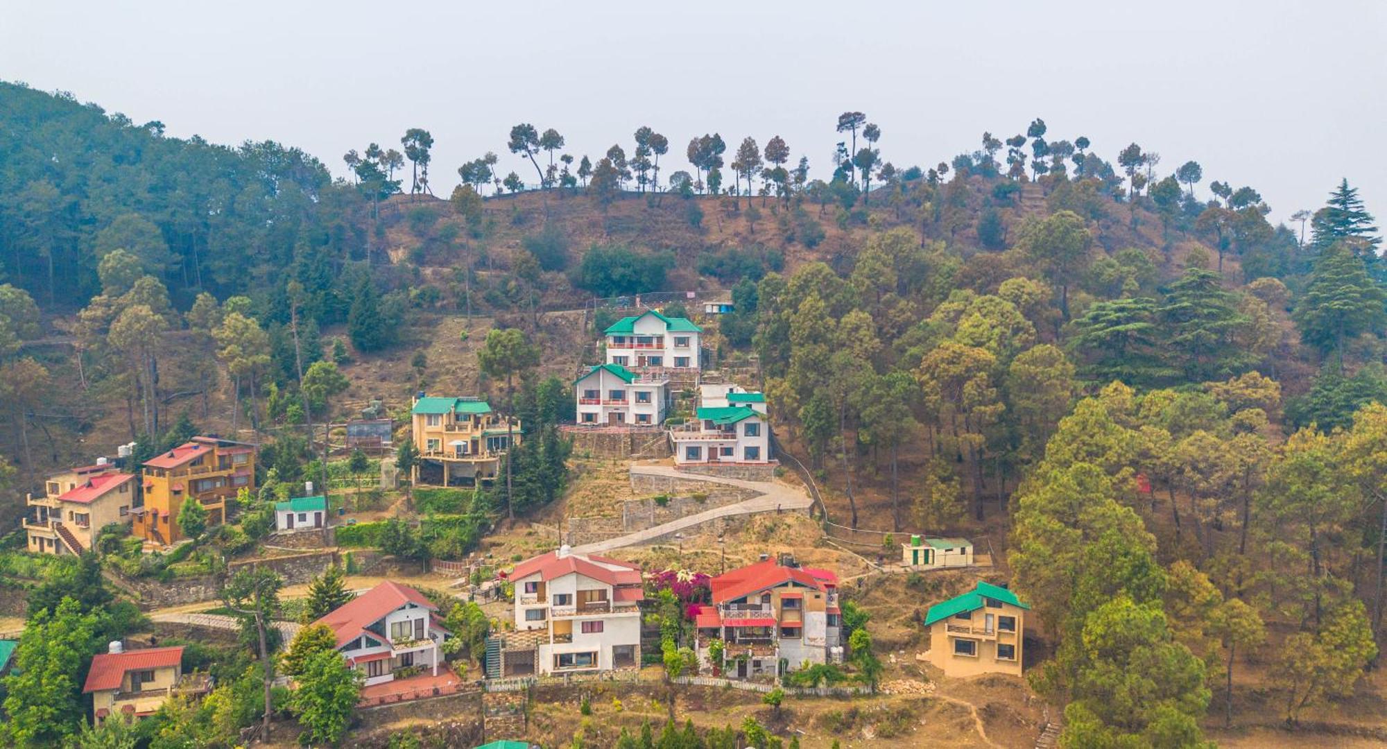 Hostie Sahasrara-3Bhk Chalets, Majkhali, Ranikhet Dış mekan fotoğraf